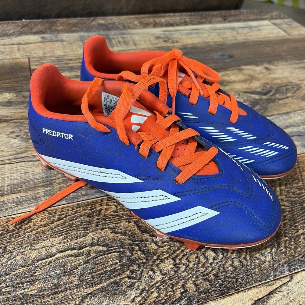 Adidas Predator Club Blue Kids Sz 1.5 Youth FxG Soccer Cleats IF6424 - Picture 1 of 7